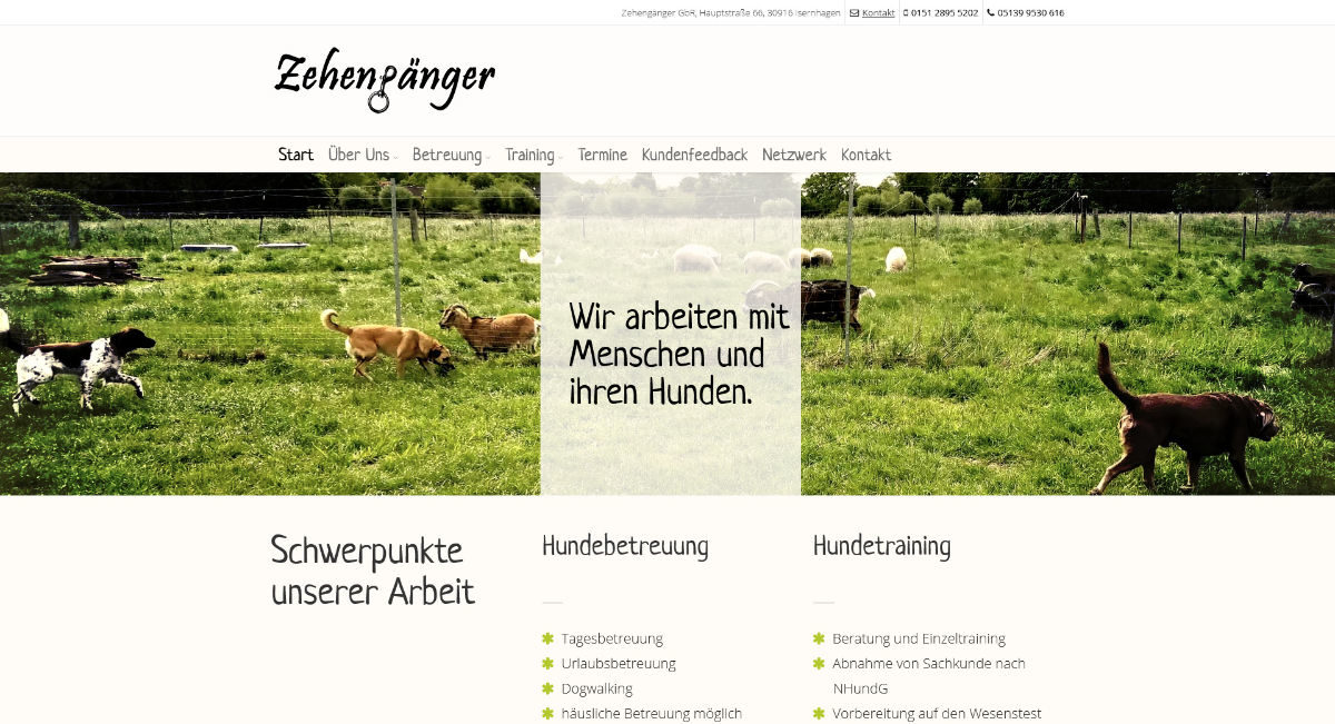 Zehengaenger.de Startseite